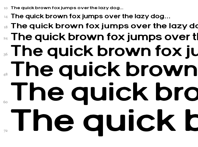 Red Rabbit font waterfall